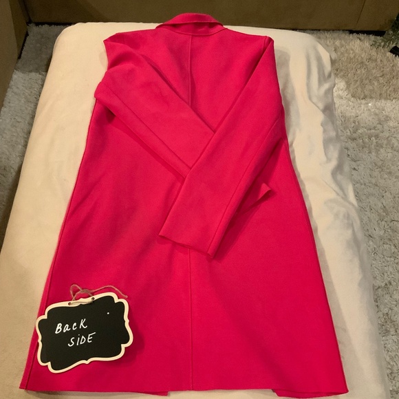 Carolina Belle Montreal Pink M Duster Jacket Minimalist Monochrome Scandi Girl - Picture 6 of 7
